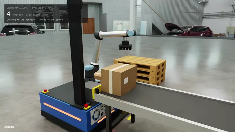Mobile Unloading & Palletizing