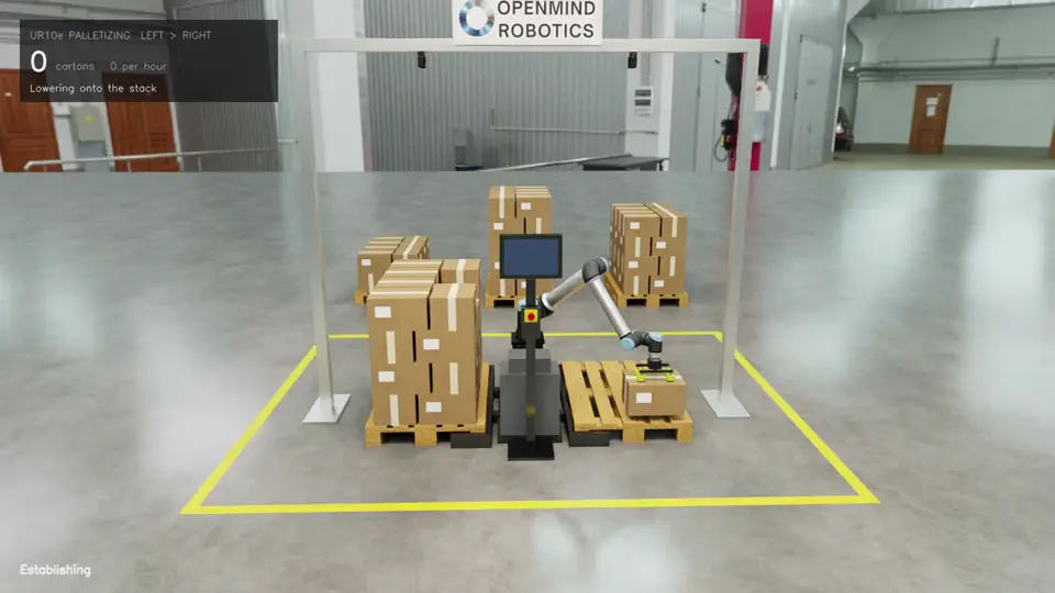 Dual-station Palletizing